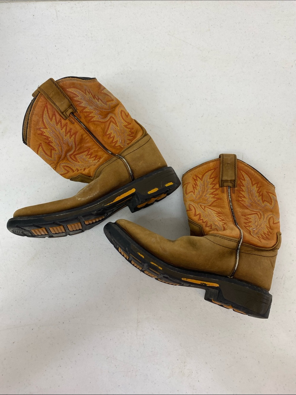 Ariat Tan/Brown Men's Western Work Boots